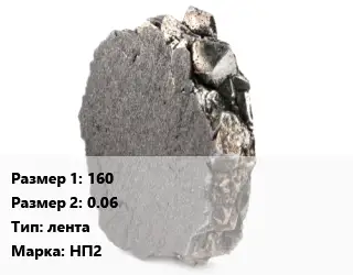 Никель 160х0.06 лента Марка: НП2